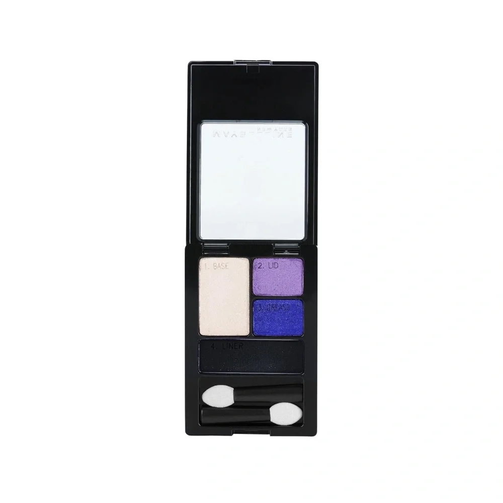 NWT Maybelline Expert Wear Eyeshadow Palette Quad 21Q Electric Blue